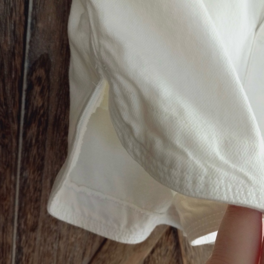 THREAD & SUPPLY Hang Loose Soft White Paperbag Style Elasticized Waist Shorts S - Picture 4 of 7